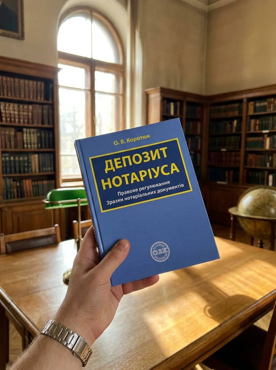 Депозит нотаріуса. Правове регулювання. Зразки нотаріальних документів — Оксана Коротюк, обкладинка