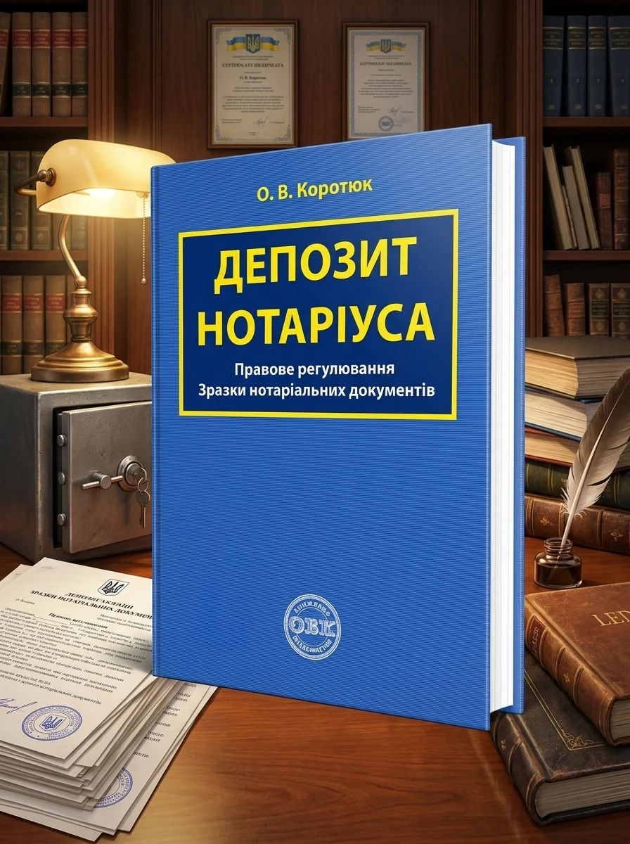 Депозит нотаріуса. Правове регулювання. Зразки нотаріальних документів — Оксана Коротюк, фото 2