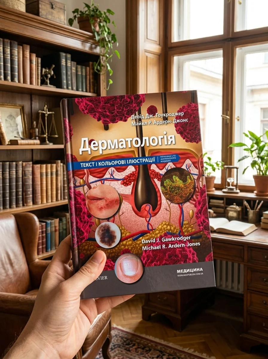 Дерматологія: текст і кольорові ілюстрації: 7-е видання — Книги