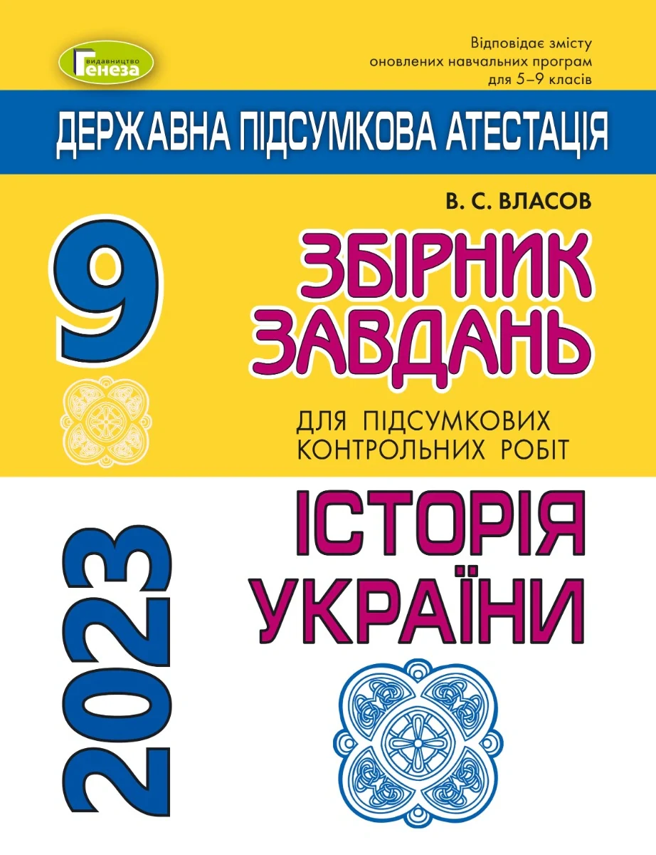 Державна підсумкова атестація 2023. Збірник завдань. Історія України 9 клас