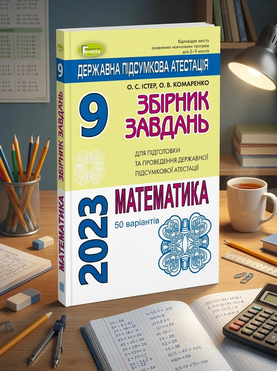 Державна підсумкова атестація 2023. Збірник завдань. Математика 50 варіантів. 9 клас