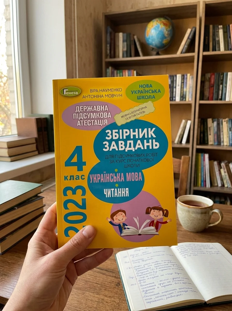 Державна підсумкова атестація 2023. Збірник завдань. Українська мова та літературне читання 4 клас — Віра Науменко, обкладинка