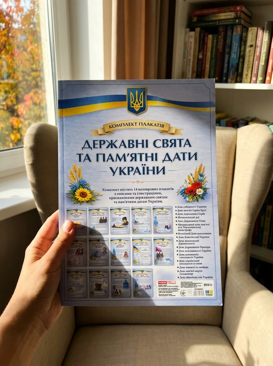 Державні свята та пам’ятні дати. Комплект плакатів — Вивчення мов