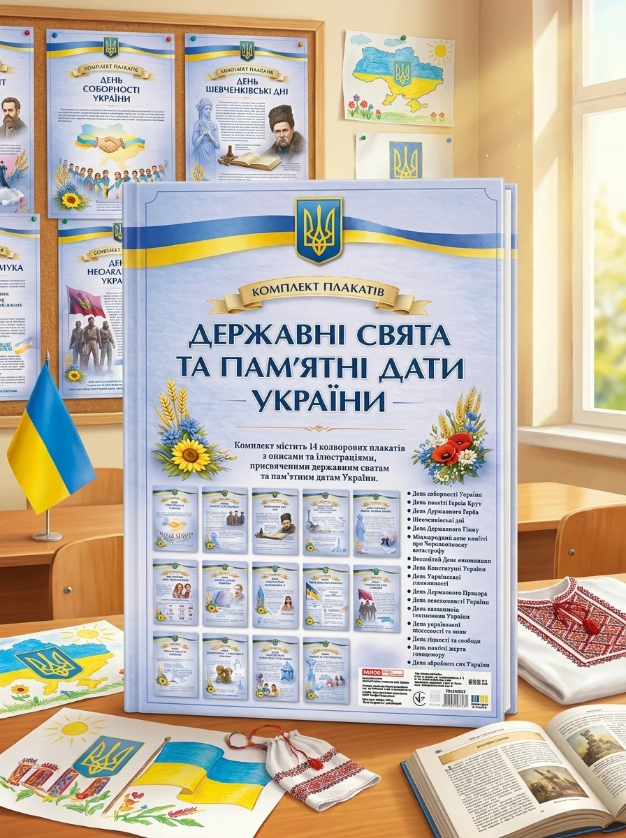 Державні свята та пам’ятні дати. Комплект плакатів — фото 2