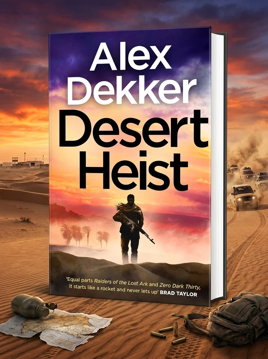 Desert Heist — Алекс Деккер, обкладинка