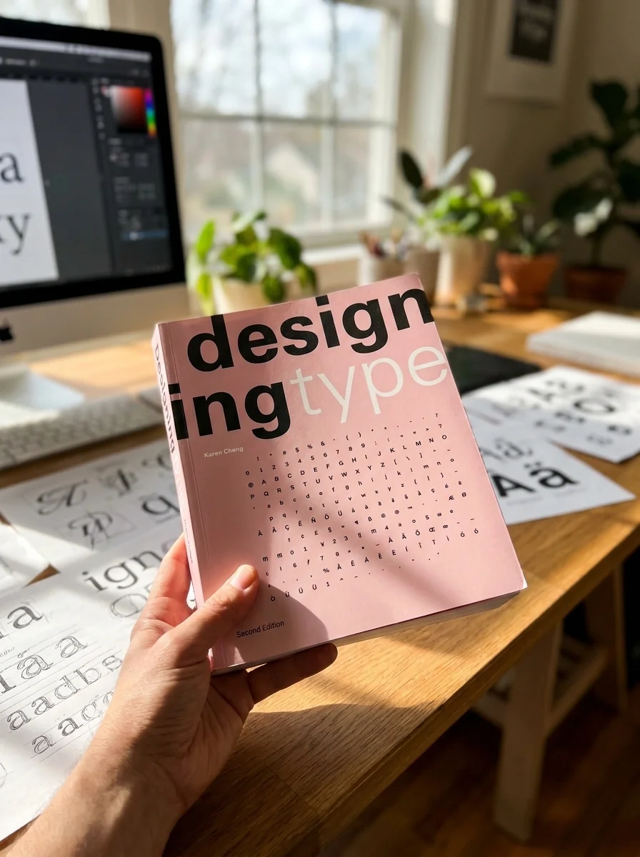 Designing Type Second Edition — Карен Чен, обкладинка