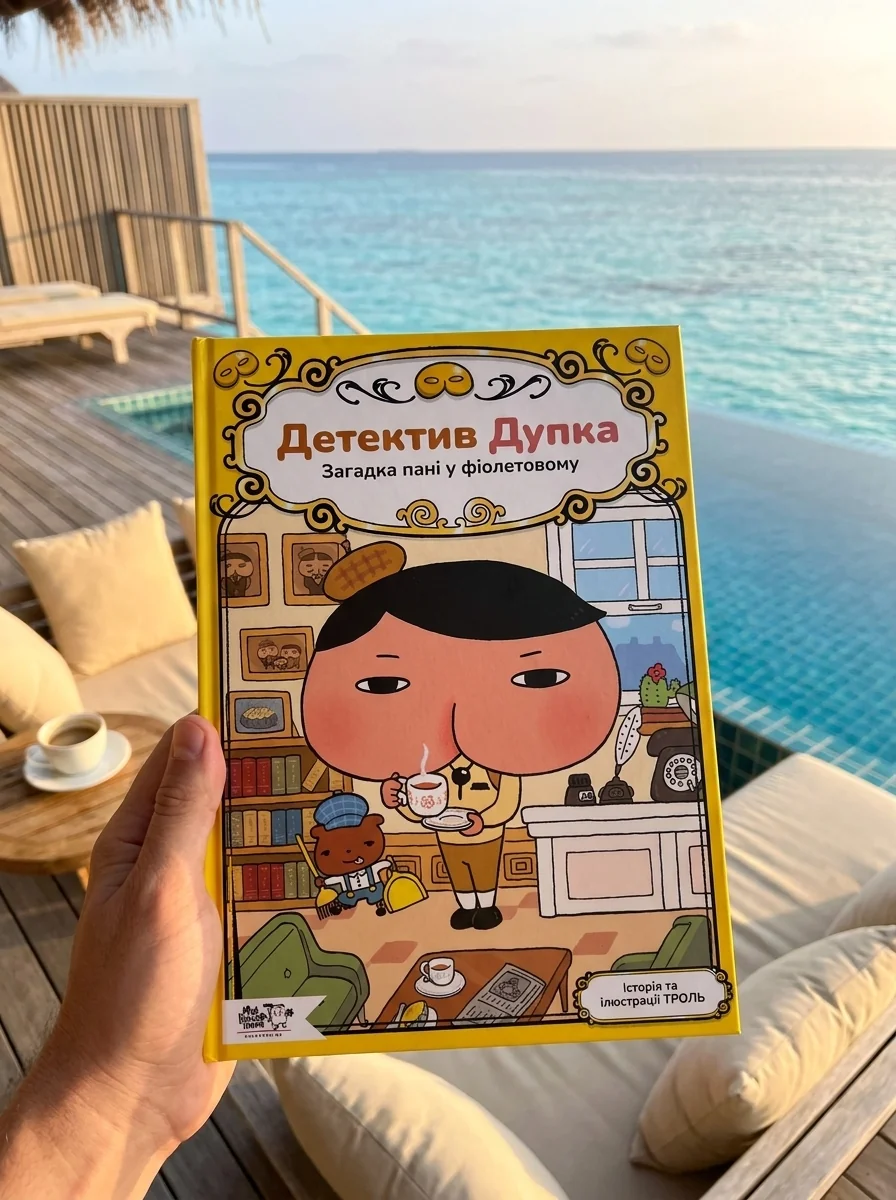 Детектив Дупка. Загадка пані у фіолетовому — Художня література