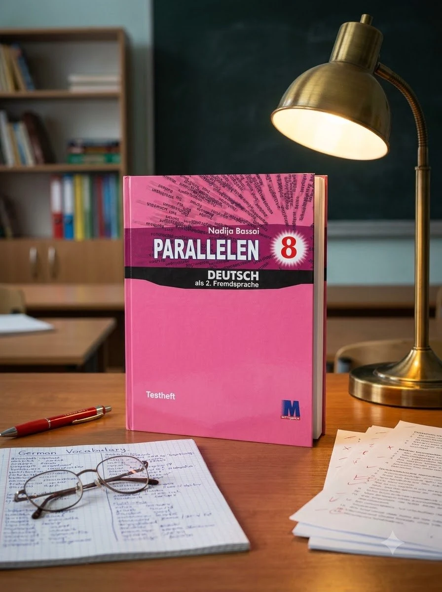 Deutsch. Parallelen 8. Fremdsprache. Testheft — Надія Басай, обкладинка