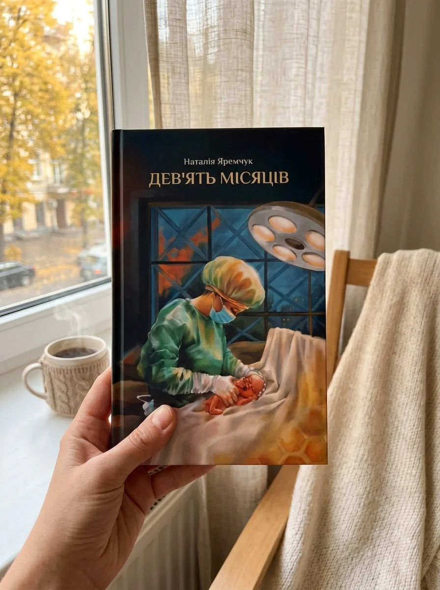 Дев’ять місяців. Оповідання, нотатки лікарки — Наталія Яремчук, обкладинка