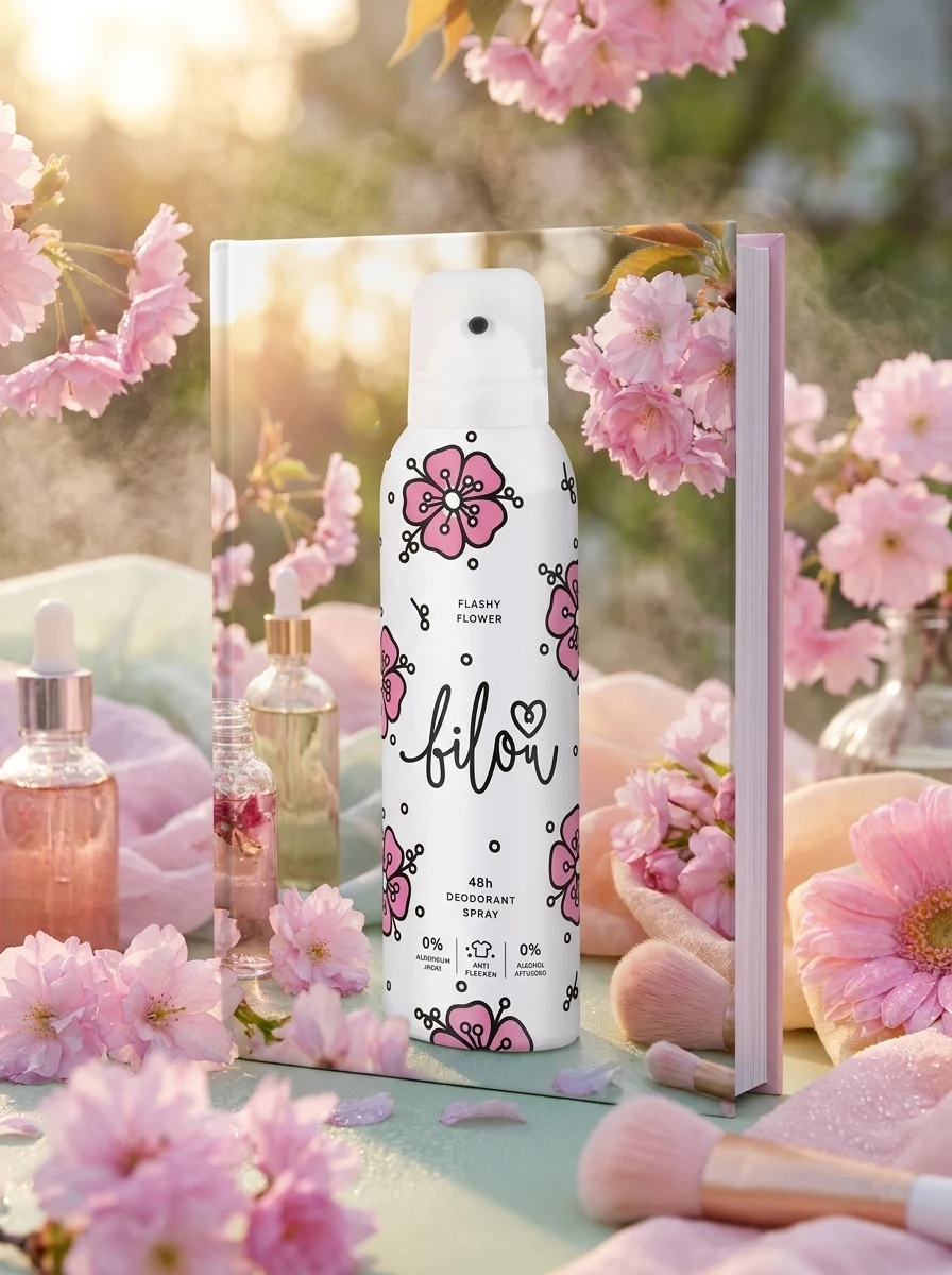 Дезодорант-спрей Bilou Deodorant Spray Flashy Flower 150 мл, фото 2