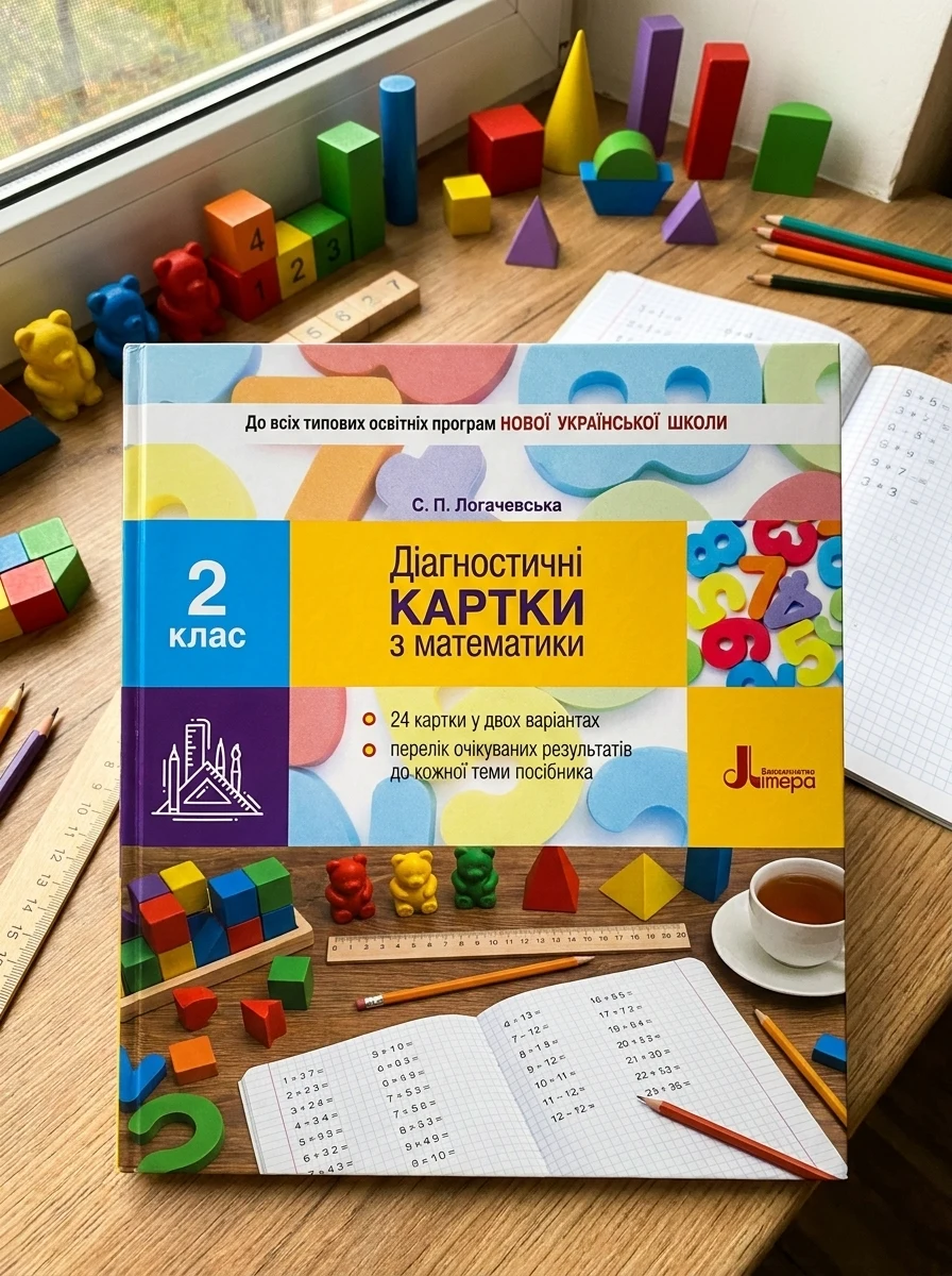 Діагностичні картки з математики. 2 клас — Дитяча література