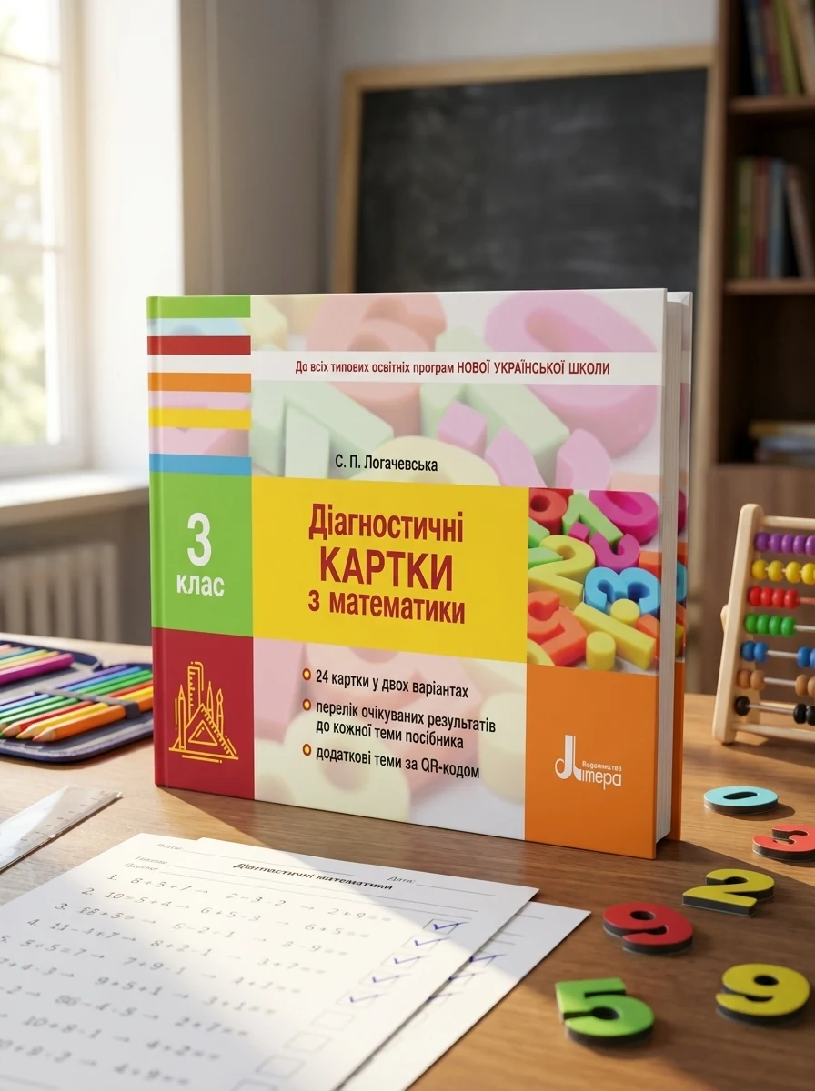 Діагностичні картки з математики. 3 клас — Дитяча література