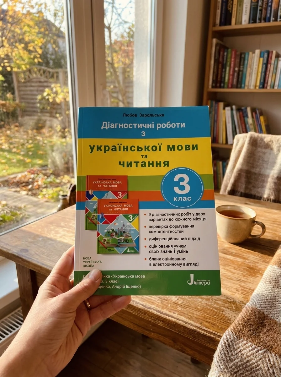 Діагностичні роботи з української мови та читання. 3 клас — Любов Зарольська, обкладинка