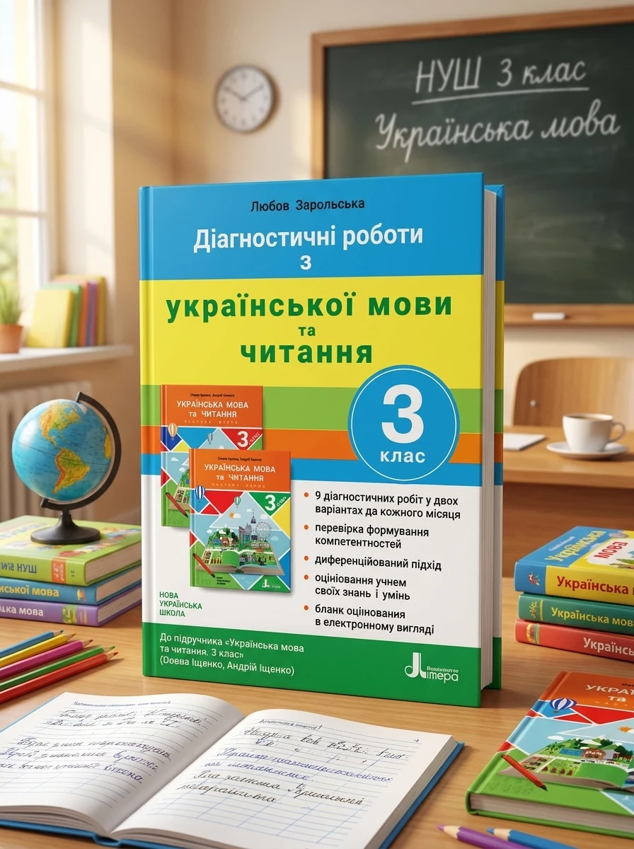 Діагностичні роботи з української мови та читання. 3 клас