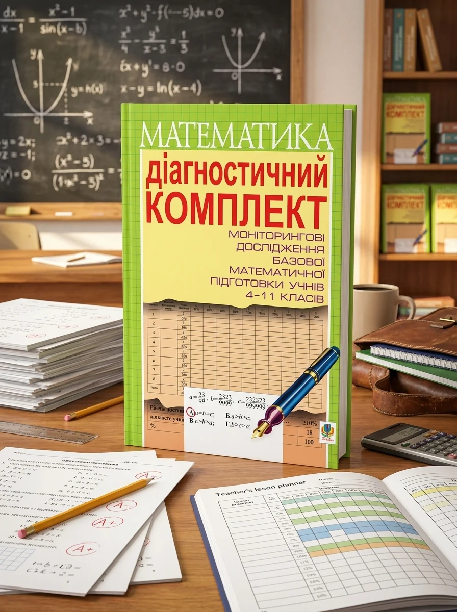 Діагностичний комплект для проведення моніторингових досліджень базової математичної підготовки учнів 4-11 класів — фото 2