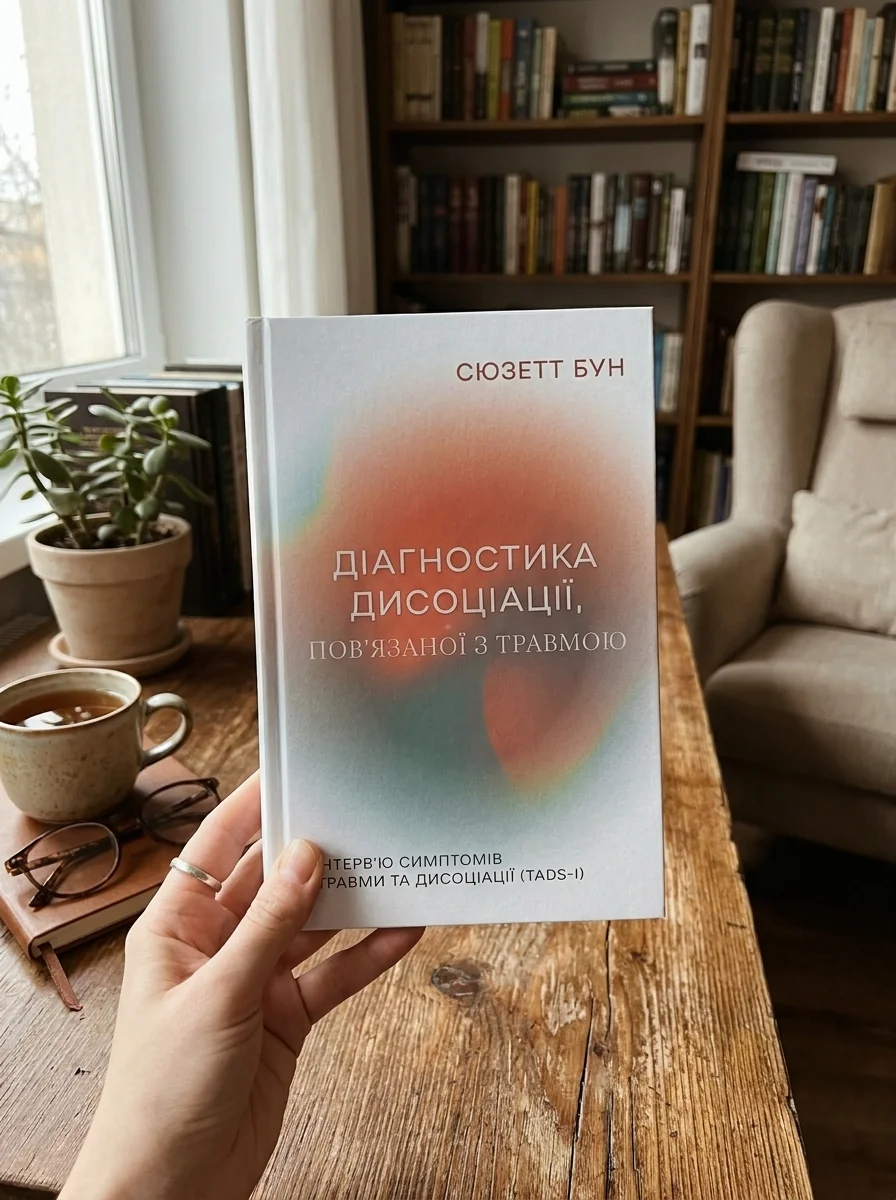Діагностика дисоціації, пов’язаної з травмою: Інтерв’ю симптомів травми та дисоціації — Сюзетт Бун, обкладинка