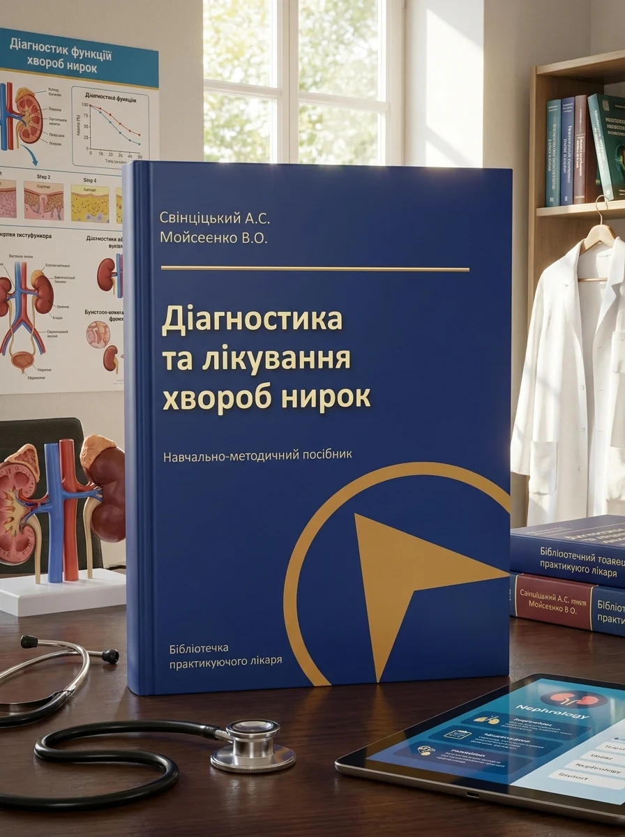 Діагностика та лікування хвороб нирок — Свінціцький А.С., обкладинка