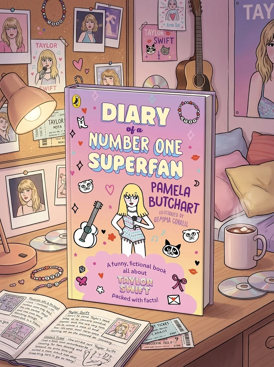 Diary of a Number One Superfan. A funny, fictional book all about Taylor Swift – packed with facts!