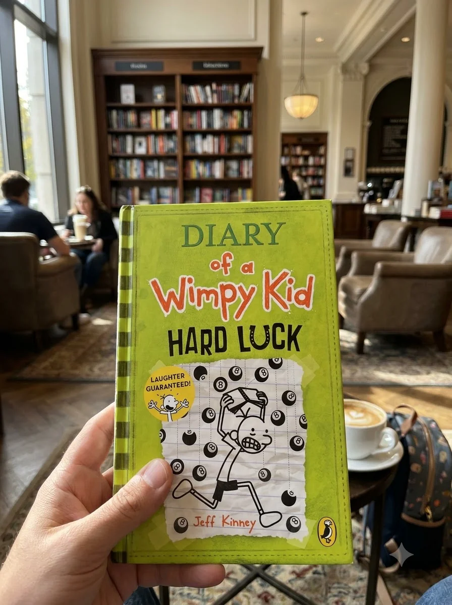 Diary of a Wimpy Kid Book 8: Hard Luck — Кінні Джеф, обкладинка