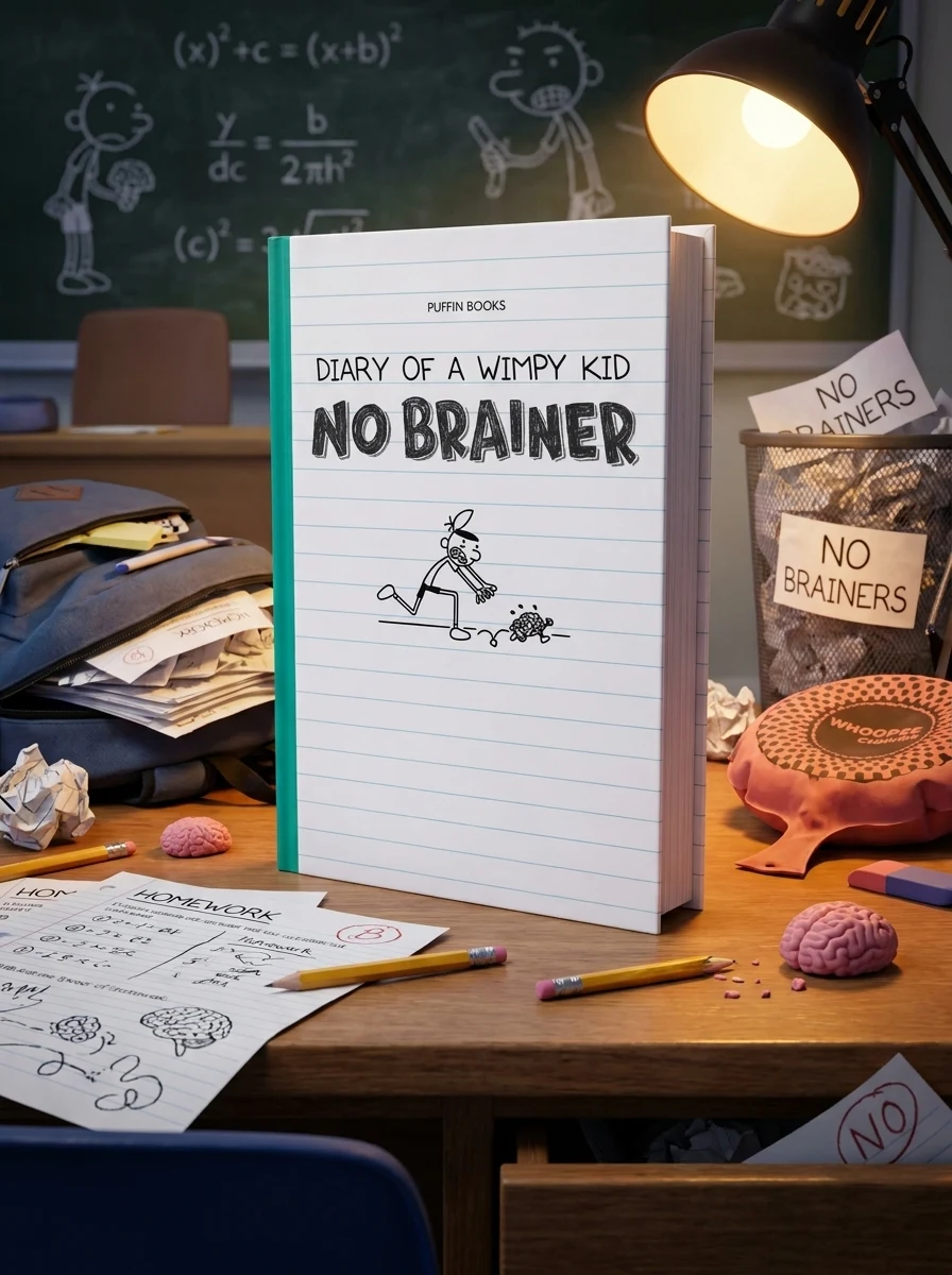 Diary of a Wimpy Kid: No Brainer (Book 18)