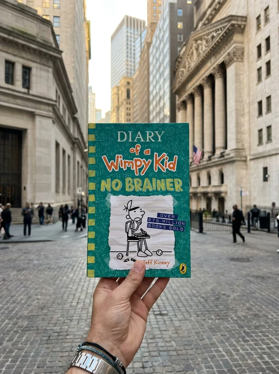 Diary of a Wimpy Kid. No Brainer. Book 18 — Джеф Кінні, обкладинка
