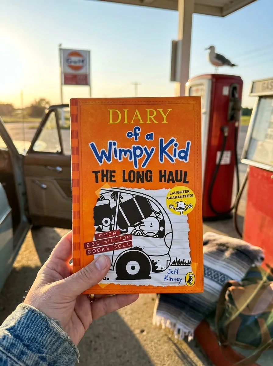 Diary of a Wimpy Kid Book 9: The Long Haul — Кінні Джеф, обкладинка