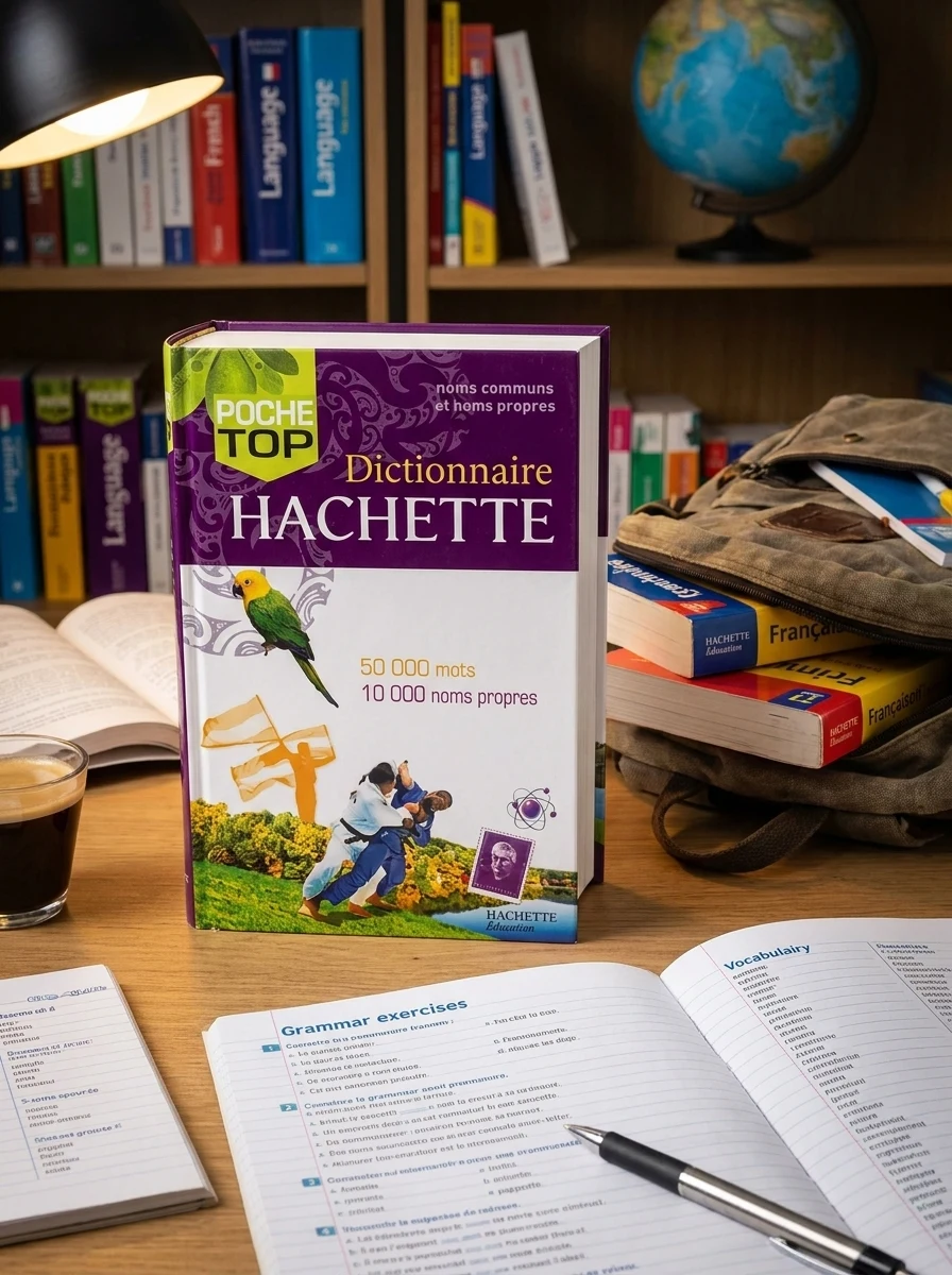 Dictionnaire Hachette Poche Top. Noms communs, noms propres, Жан-П'єр Мевель — Вивчення мов