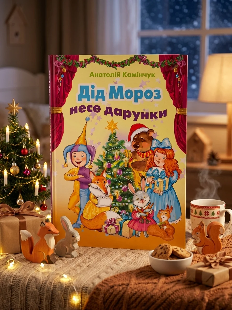 Дід Мороз несе дарунки