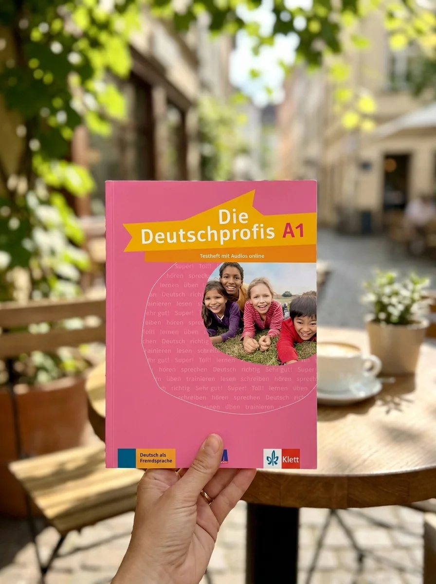 Die Deutschprofis A1 Testheft. Зошит для тестів — Klett, обкладинка