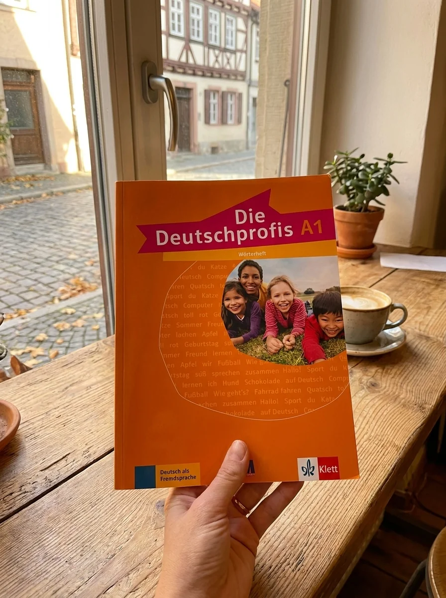 Die Deutschprofis A1 Wörterheft. Зошит-словник — Klett, обкладинка
