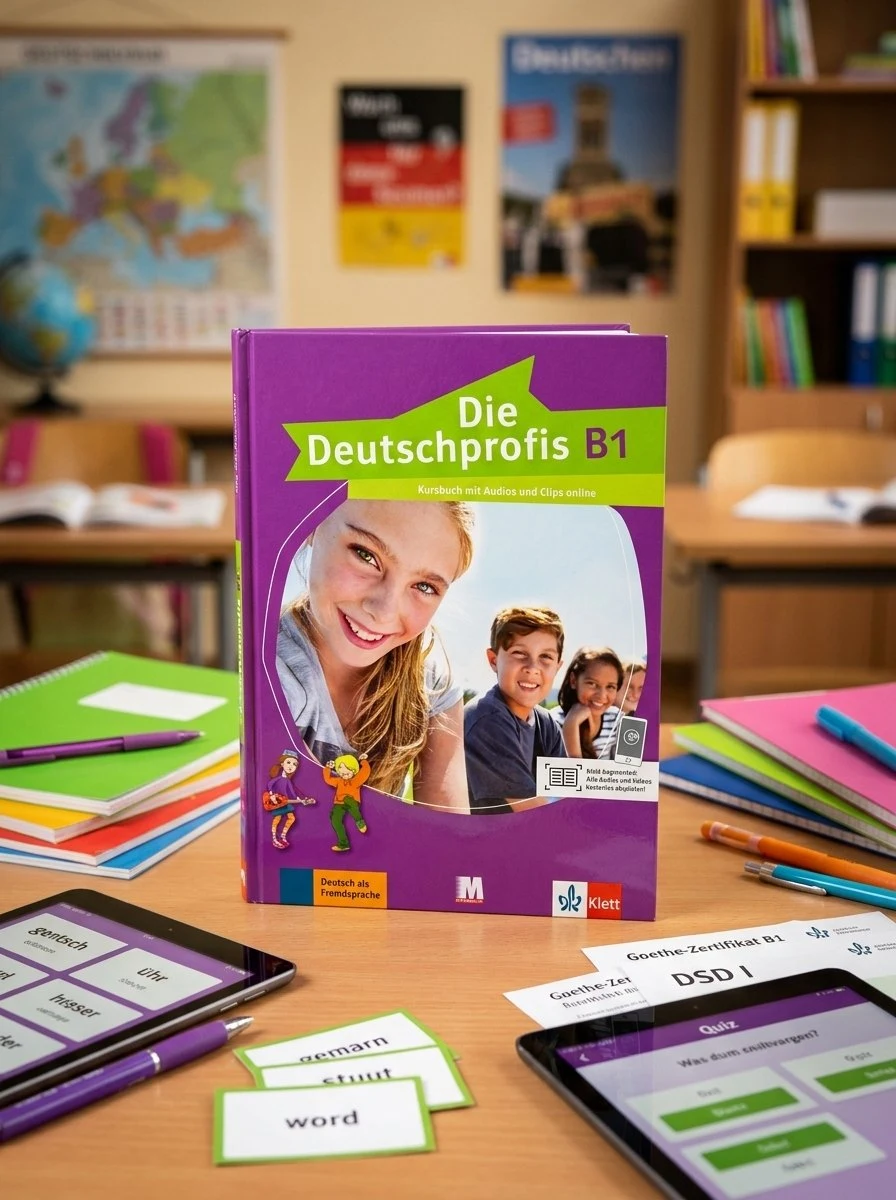 Die Deutschprofis В1. Kursbuch. Підручник — Klett, обкладинка