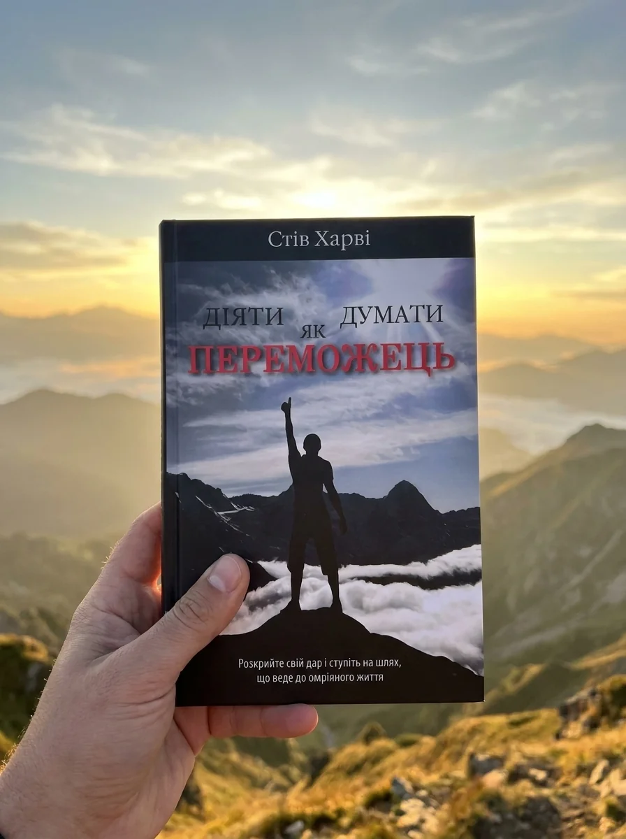 Діяти як переможець, думати як переможець — Харві С., обкладинка