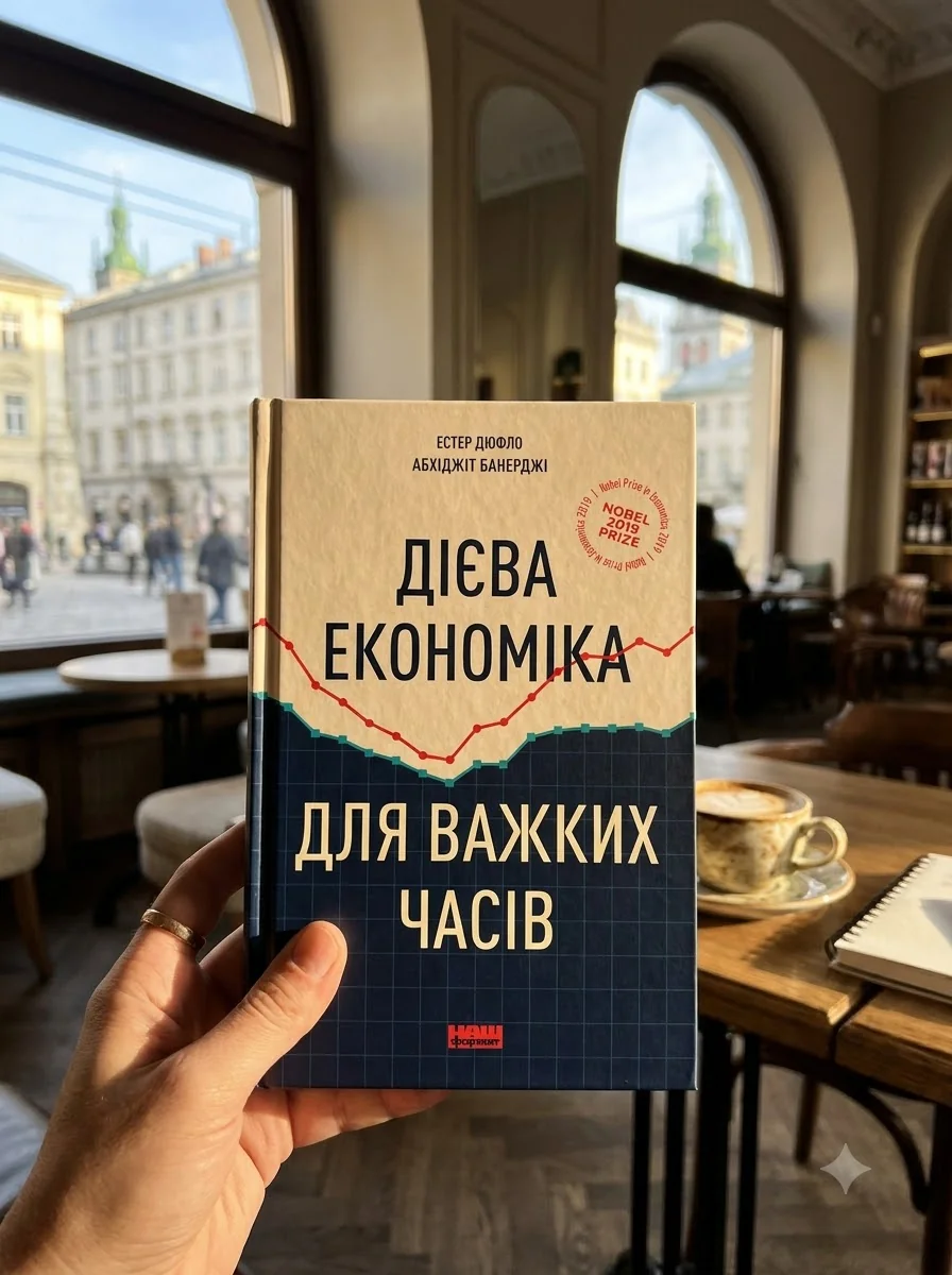 Дієва економіка для важких часів — Банерджі Абхіджіт, обкладинка