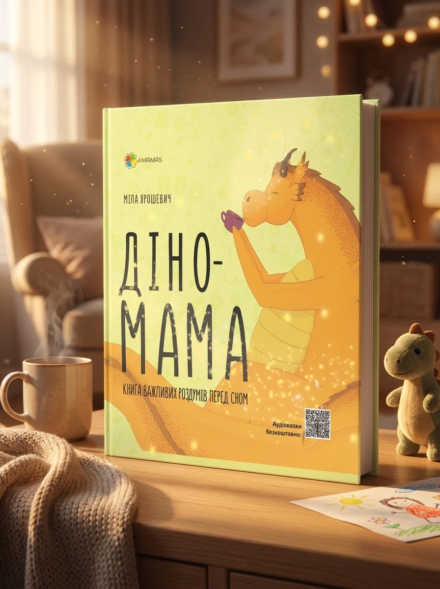 Діно-мама. Книга важливих роздумів перед сном
