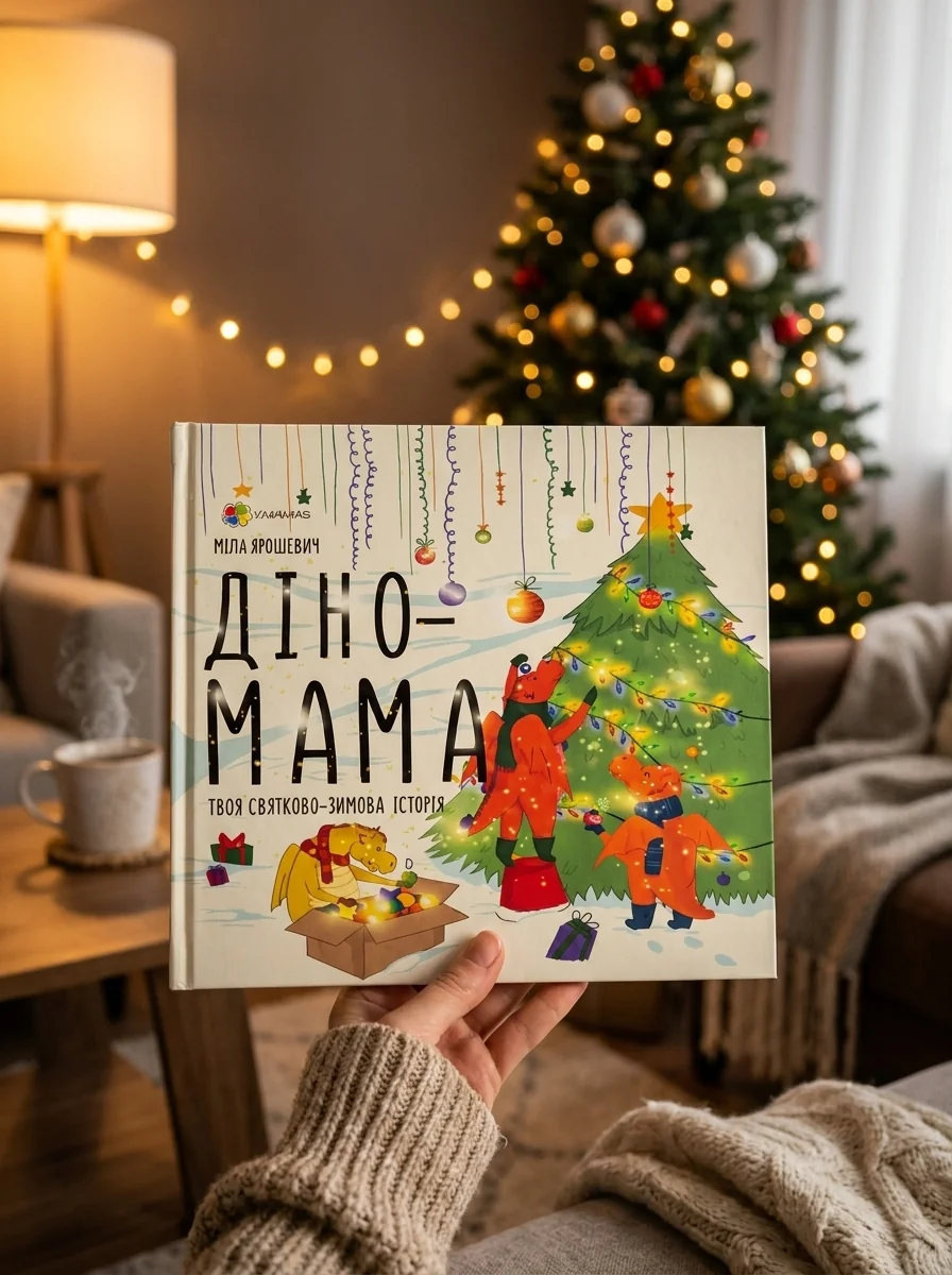 Діно-мама. Твоя святково-зимова історія — Дитяча література