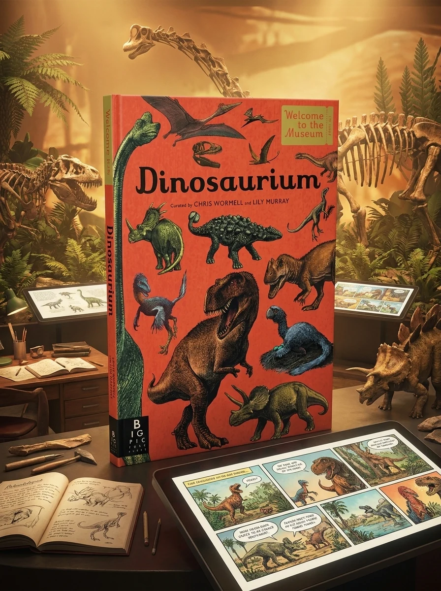 Dinosaurium — Дитяча література