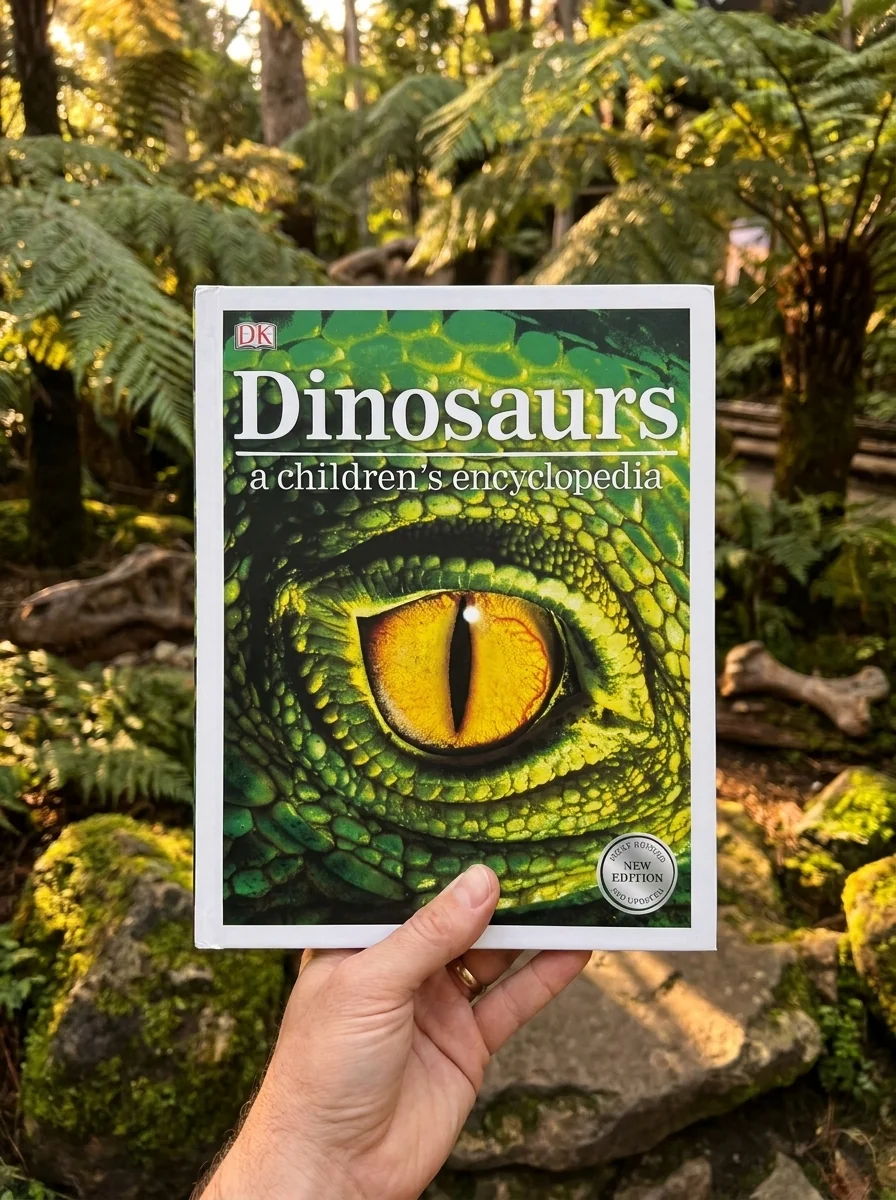 Dinosaurs A Children's Encyclopedia, обкладинка