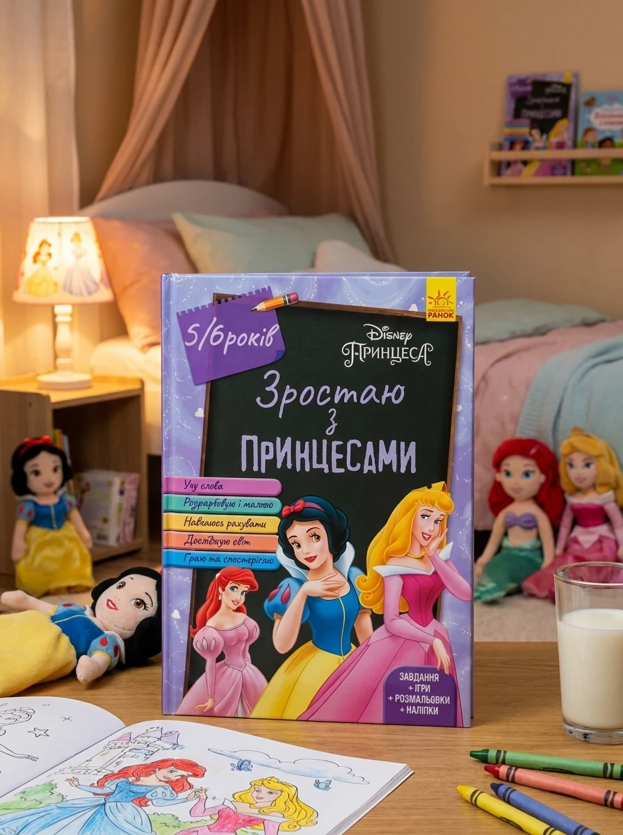 Дісней. Зростаю з Принцесами — Дитяча література