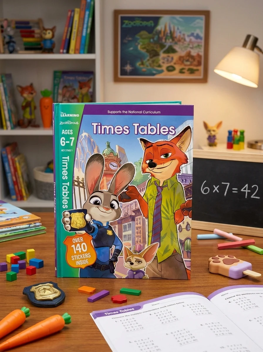 Disney Learning. Zootropolis. Times Tables — Дитяча література