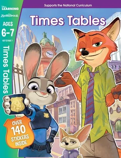 Disney Learning. Zootropolis. Times Tables,