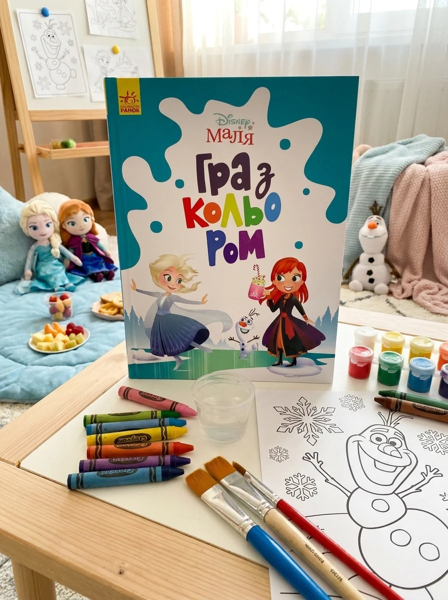 Disney Маля. Гра з кольором. Крижане серце — Дитяча література