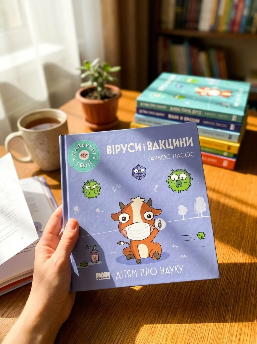 Дітям про науку. Віруси і вакцини | купити книгу онлайн