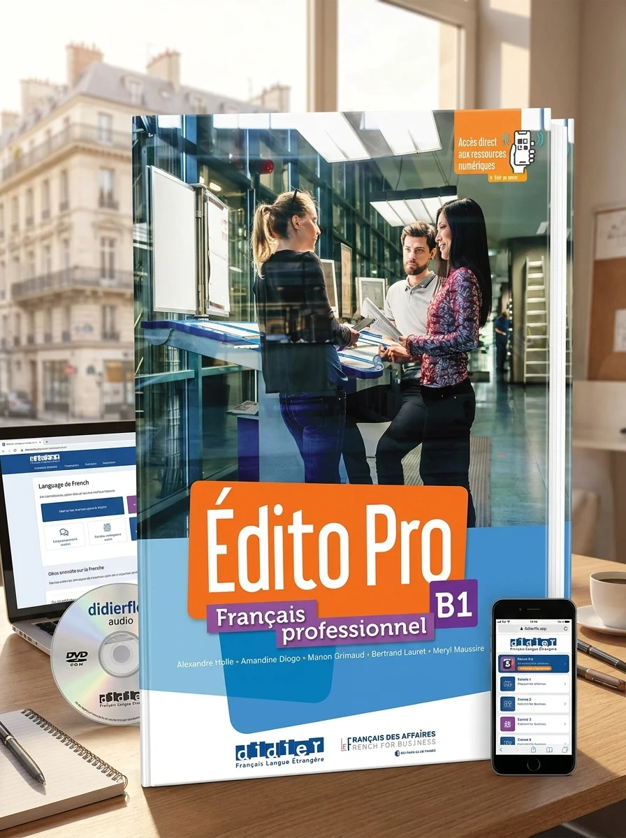 Édito Pro B1 – Livre + DVD-rom + didierfle.app — Вивчення мов