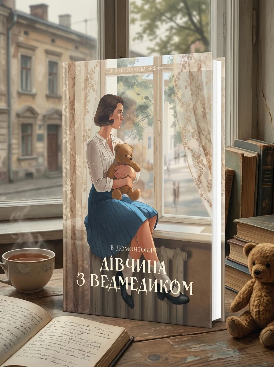 Дівчина з ведмедиком