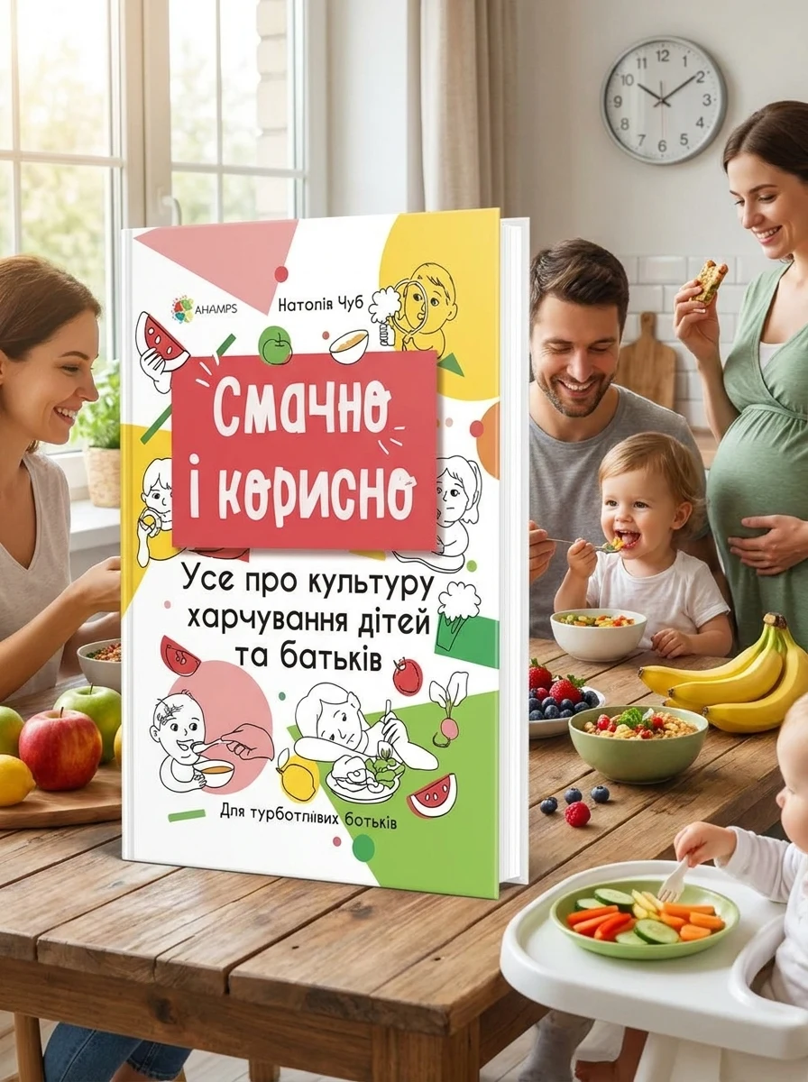 Для турботливих батьків. Смачно і корисно. Усе про культуру харчування дітей та батьків