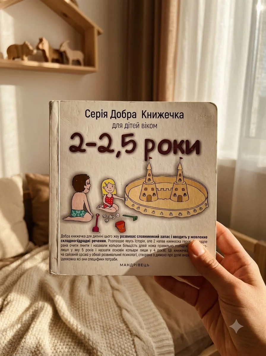 Добра книжечка для дітей віком 2-2,5 роки — Дитяча література