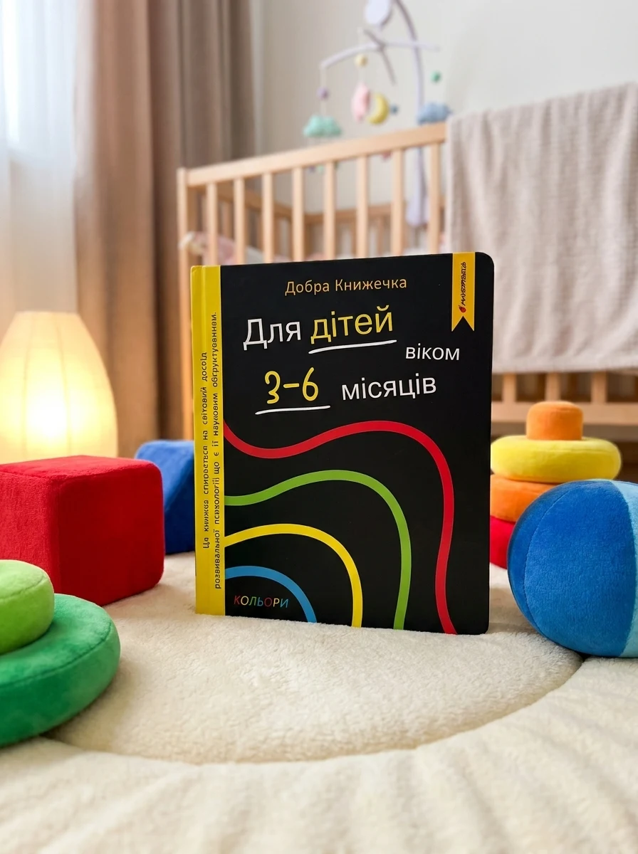 Добра книжечка. Для дітей віком 3-6 місяців. Кольори — фото 2