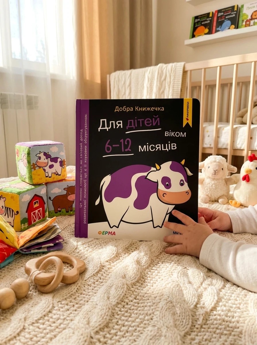Добра книжечка. Для дітей віком 6-12 місяців. Ферма — Дитяча література