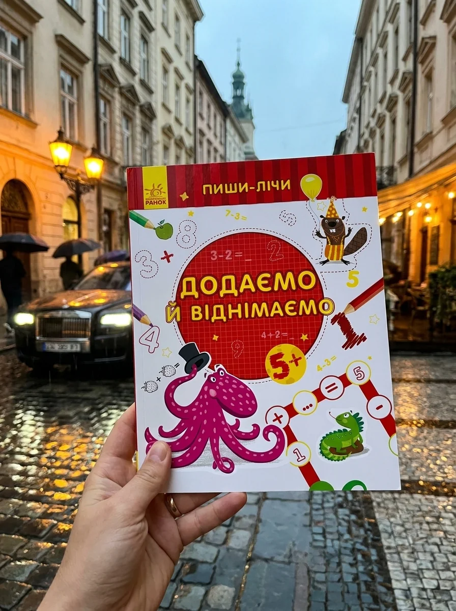 Додаємо та віднімаємо — Розвивальні книги