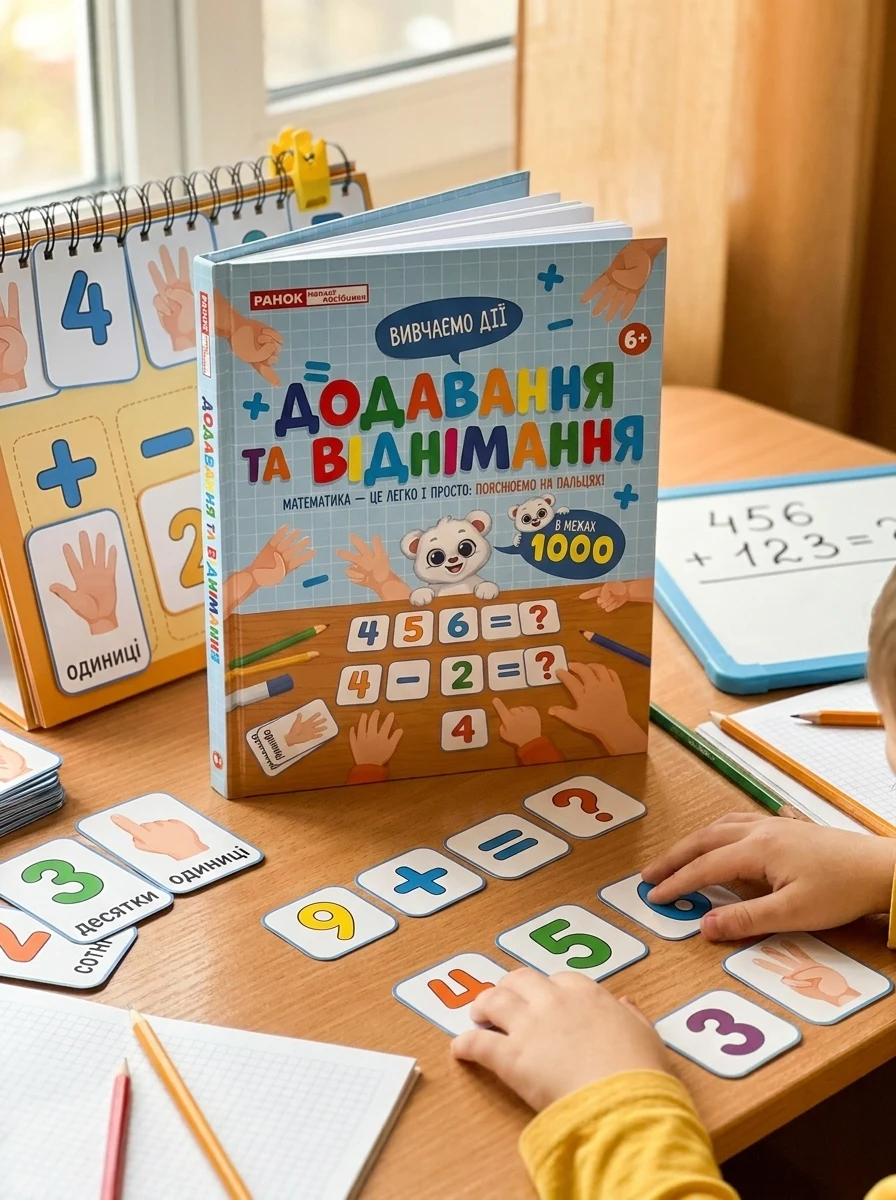 Додавання та віднімання в межах 1000. Роздавальний матеріал — Вивчення мов